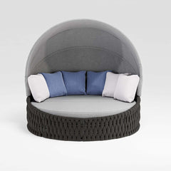 Modern Aluminum Alloy Outdoor Daybed with Removable Cushions