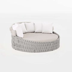 Modern Aluminum Alloy Outdoor Daybed with Removable Cushions