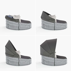 Modern Aluminum Alloy Outdoor Daybed with Removable Cushions