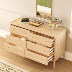 Modern Bedroom Set with Built-In Charging Station and Fluted Design