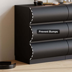 Modern Bedroom Set with Wireless Charging Nightstands