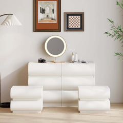 Modern Bedroom Set with Wireless Charging Nightstands