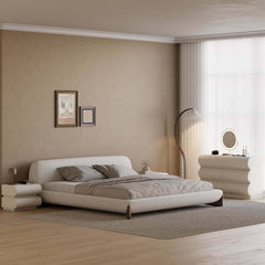 Modern Bedroom Set with Wireless Charging Nightstands