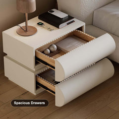 Modern Bedroom Set with Wireless Charging Nightstands