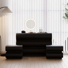 Modern Bedroom Set with Wireless Charging Nightstands