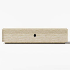 Modern Beige Electric Fireplace TV Stand 70-79"