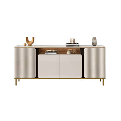 Modern Beige MDF TV Stand For 60-69 Inch TVs