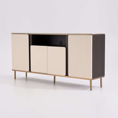 Modern Beige MDF TV Stand For 60-69 Inch TVs