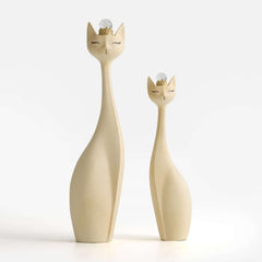 Modern Beige Resin Animal Sculptures for Living Room Decor