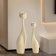 Modern Beige Resin Animal Sculptures for Living Room Decor Main Product Image