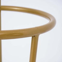 Modern Black and Gold Freestanding Coat Rack with Faux Marble Base