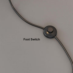 Modern Black and Gold Glass Floor Lamp with Ambient Lighting