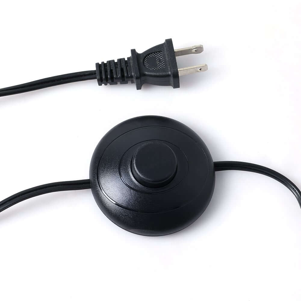 Modern Black and Gold Glass Floor Lamp with Ambient Lighting