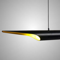 Modern Black & Gold Aluminum Kitchen Island Pendant Light