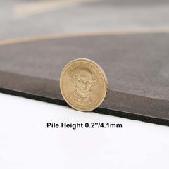 Modern Black & Gold Geometric Bath Rug Set in Rubber