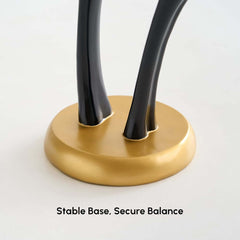 Modern Black Plastic Deer Floor Lamp with Dimmable Light