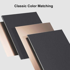 Modern Black Sintered Stone Floating Bathroom Vanity with Undermount Sink