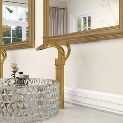 Modern Black Waterfall Bathroom Faucet with Single Lever Handle