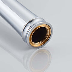 Modern Black Waterfall Bathroom Faucet with Single Lever Handle