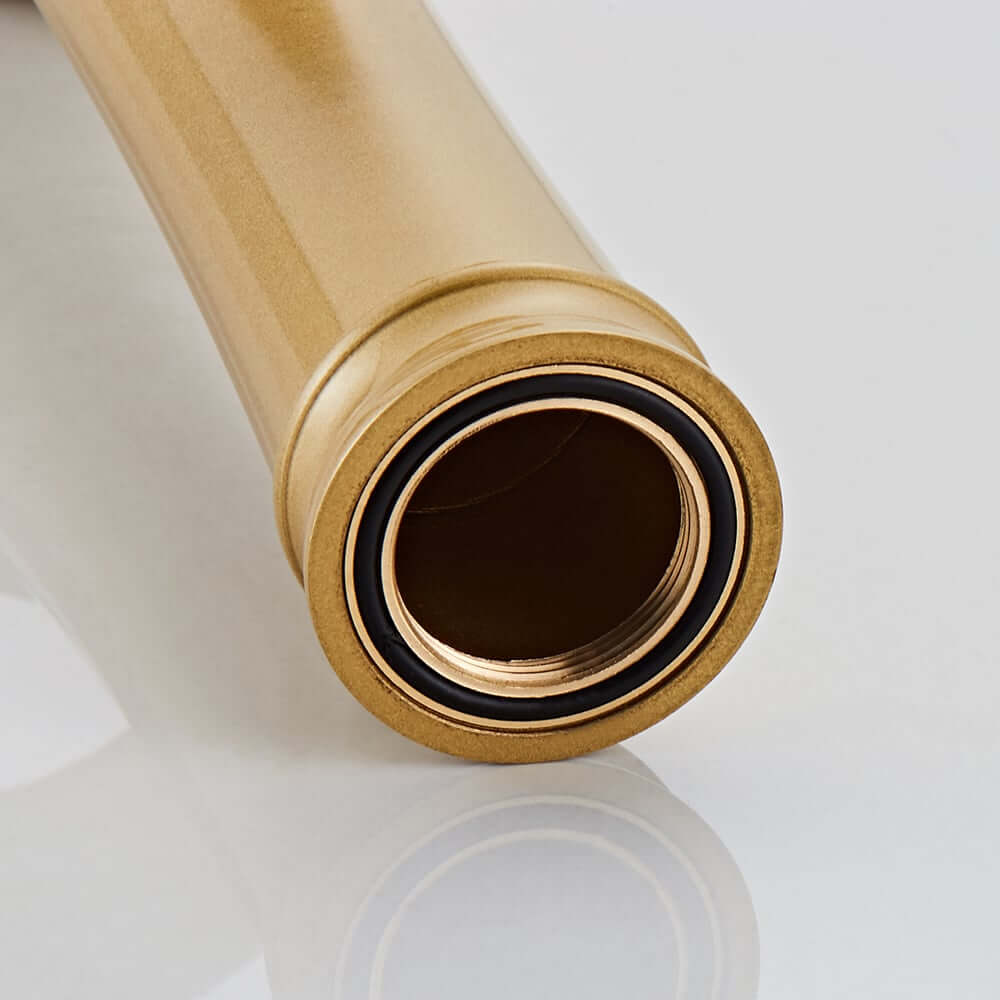 Modern Black Waterfall Bathroom Faucet with Single Lever Handle