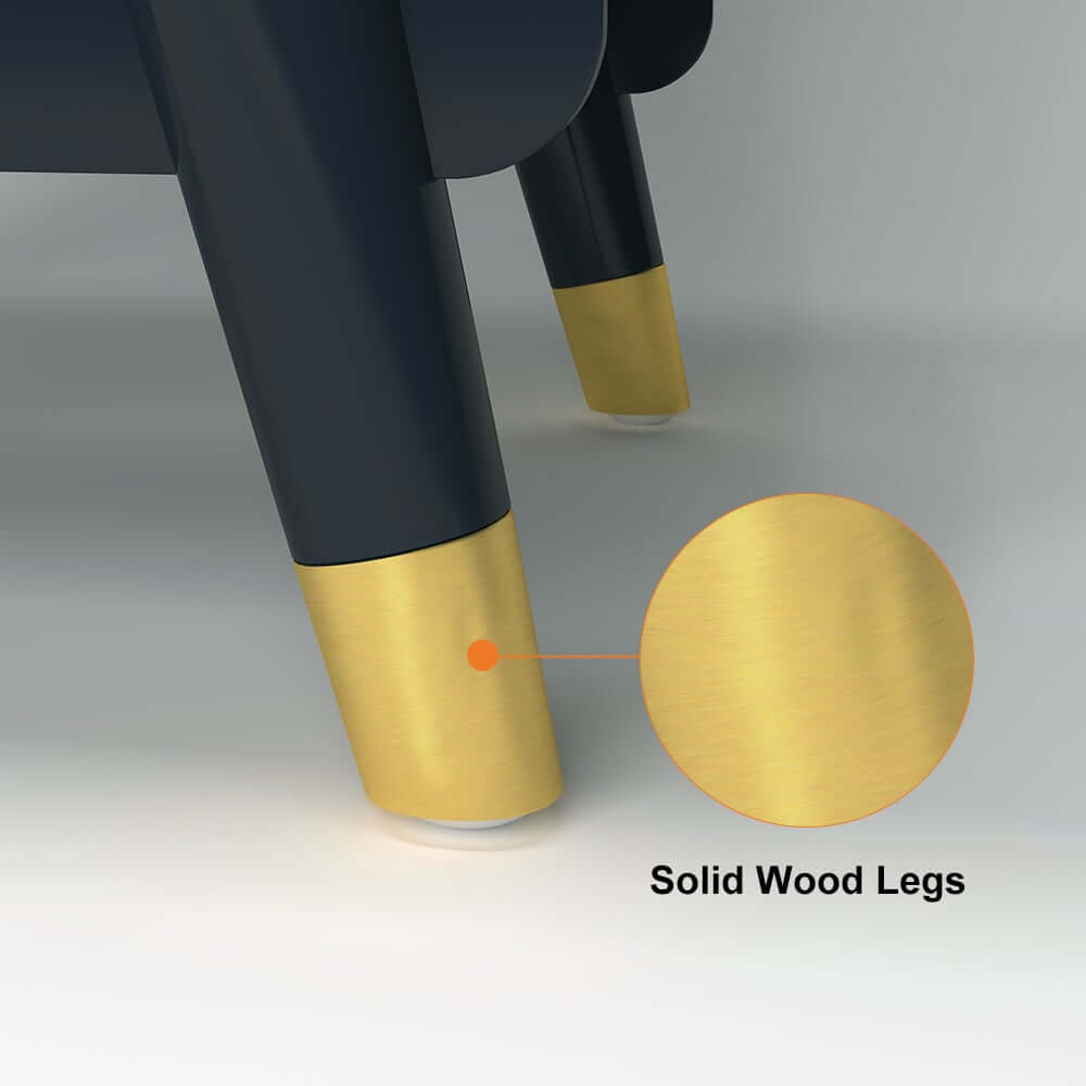 Modern Blue Nightstand With Drawers And Open Storage