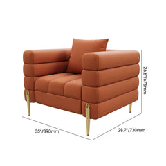 Modern Boucle Modular Sofa Set With Gold Metal Legs Dimensions