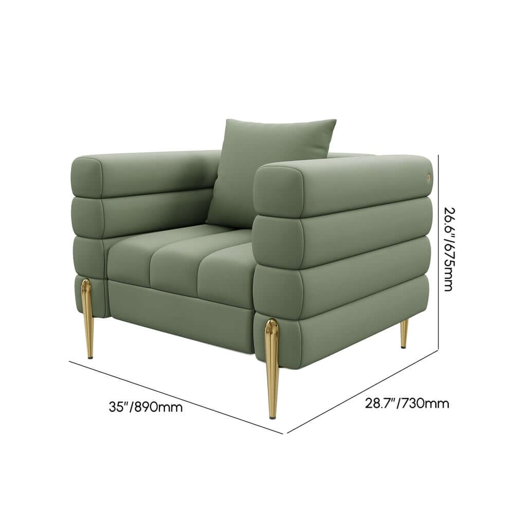 Modern Boucle Modular Sofa Set With Gold Metal Legs Dimensions