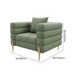 Modern Boucle Modular Sofa Set With Gold Metal Legs Dimensions
