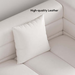 Modern Boucle Modular Sofa With Gold Legs