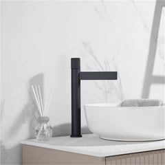 Modern Brass Vessel Bathroom Faucet with Waterfall Spout