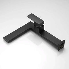 Modern Brass Vessel Faucet with Waterfall Spout and Lever Handle