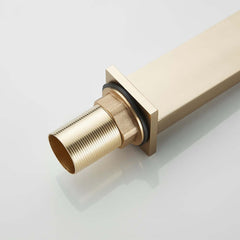 Modern Brass Vessel Faucet with Waterfall Spout and Lever Handle