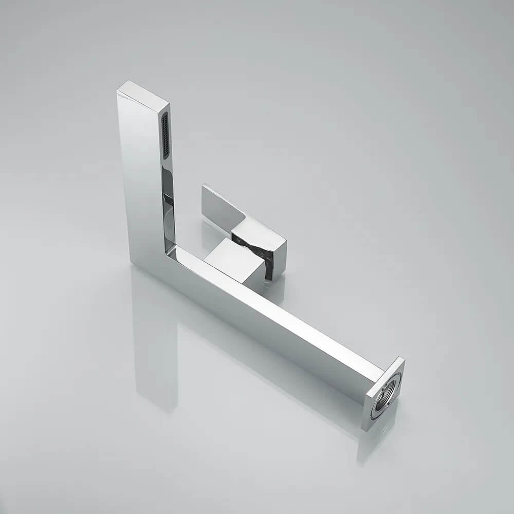 Modern Brass Vessel Faucet with Waterfall Spout and Lever Handle