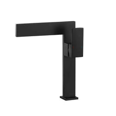 Modern Brass Vessel Faucet with Waterfall Spout and Lever Handle