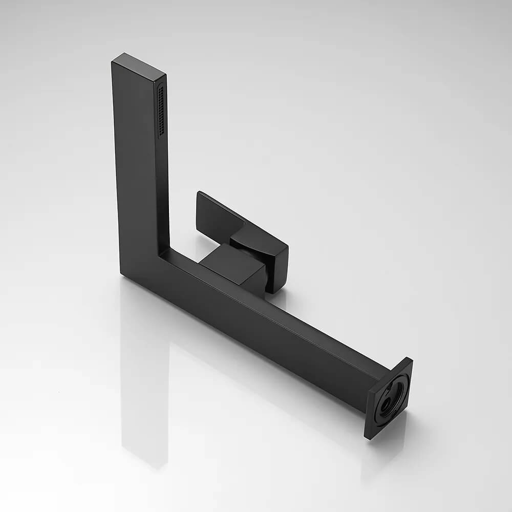 Modern Brass Vessel Faucet with Waterfall Spout and Lever Handle