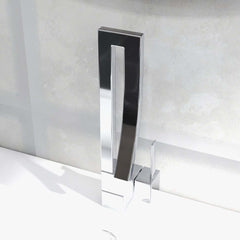 Modern Brass Waterfall Bathroom Faucet with Single Handle