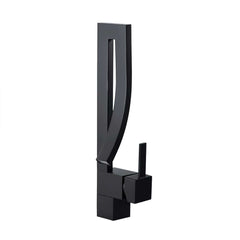 Modern Brass Waterfall Bathroom Faucet with Single Handle