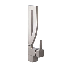 Modern Brass Waterfall Bathroom Faucet with Single Handle