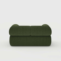 Modern Chenille Velvet Arm Chair with Round Arms
