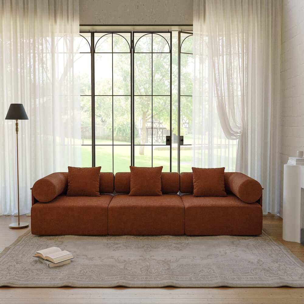 Modern Chenille Velvet Modular Sofa Series Main Product Image
