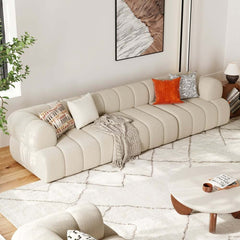 Modern Chenille Velvet Sofa Chaise - Modular Design