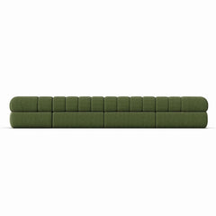 Modern Chenille Velvet Sofa Chaise - Modular Design