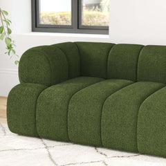 Modern Chenille Velvet Sofa Chaise - Modular Design