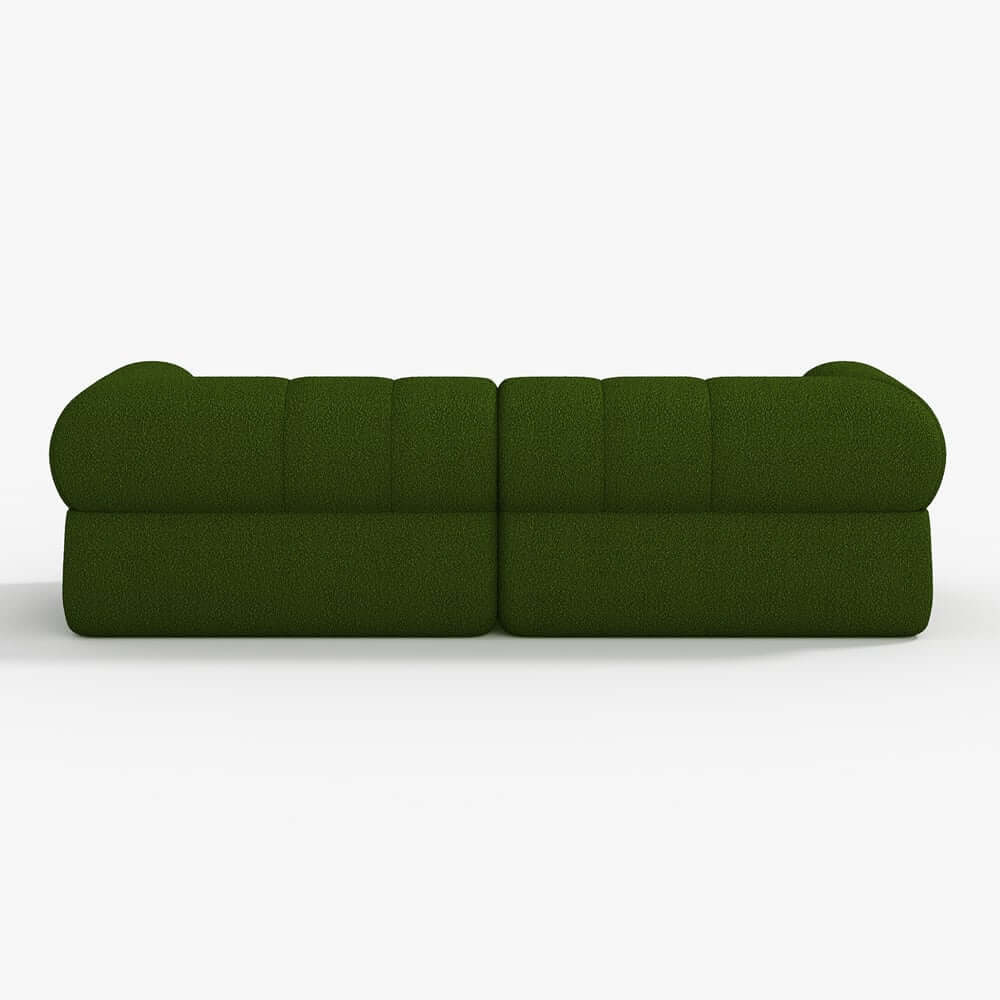 Modern Chenille Velvet Sofa Chaise - Modular Design
