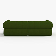 Modern Chenille Velvet Sofa Chaise - Modular Design