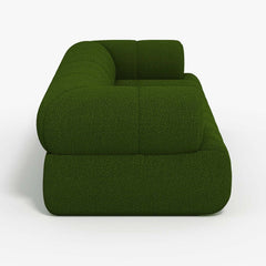 Modern Chenille Velvet Sofa Chaise - Modular Design