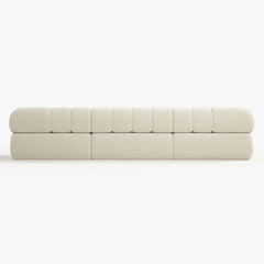 Modern Chenille Velvet Sofa Chaise - Modular Design