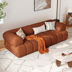 Modern Chenille Velvet Sofa Chaise - Modular Design
