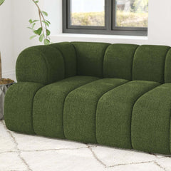 Modern Chenille Velvet Sofa Chaise - Modular Design