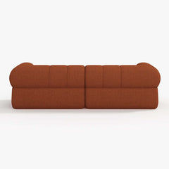 Modern Chenille Velvet Sofa Chaise - Modular Design